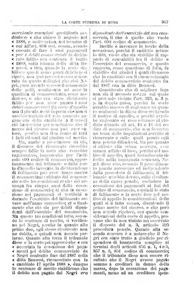 La Corte suprema di Roma raccolta periodica delle sentenze della Corte di cassazione di Roma