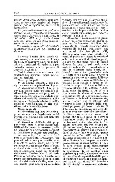 La Corte suprema di Roma raccolta periodica delle sentenze della Corte di cassazione di Roma