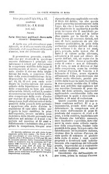 La Corte suprema di Roma raccolta periodica delle sentenze della Corte di cassazione di Roma