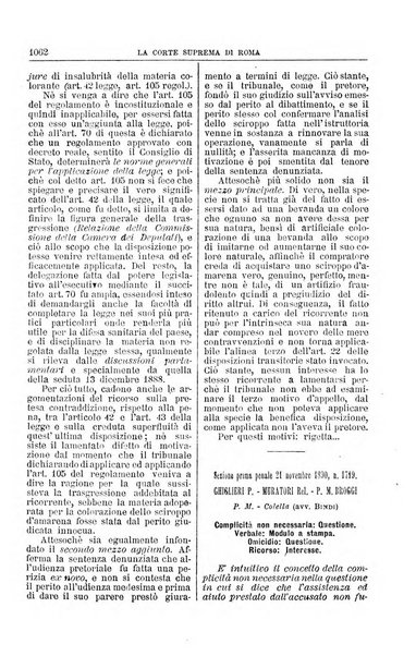 La Corte suprema di Roma raccolta periodica delle sentenze della Corte di cassazione di Roma