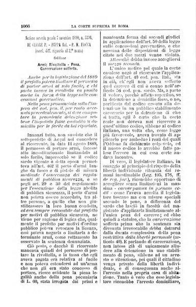 La Corte suprema di Roma raccolta periodica delle sentenze della Corte di cassazione di Roma