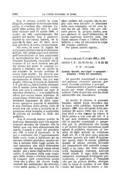 La Corte suprema di Roma raccolta periodica delle sentenze della Corte di cassazione di Roma