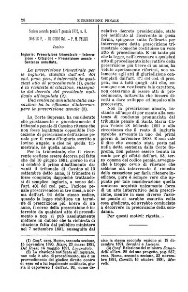 La Corte suprema di Roma raccolta periodica delle sentenze della Corte di cassazione di Roma