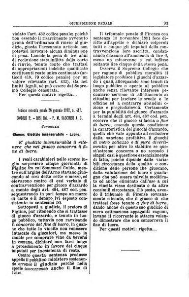 La Corte suprema di Roma raccolta periodica delle sentenze della Corte di cassazione di Roma