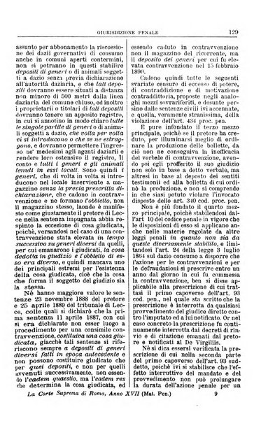 La Corte suprema di Roma raccolta periodica delle sentenze della Corte di cassazione di Roma