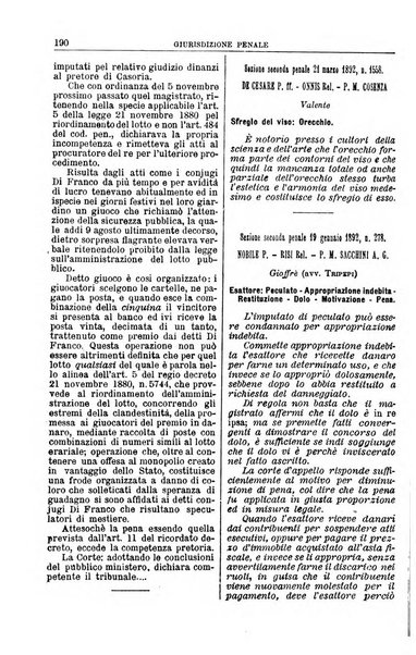 La Corte suprema di Roma raccolta periodica delle sentenze della Corte di cassazione di Roma