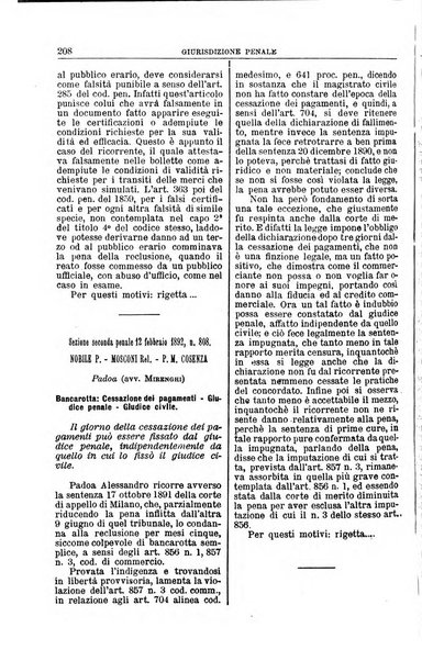 La Corte suprema di Roma raccolta periodica delle sentenze della Corte di cassazione di Roma