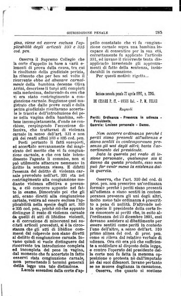 La Corte suprema di Roma raccolta periodica delle sentenze della Corte di cassazione di Roma