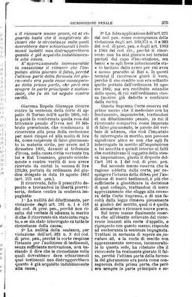 La Corte suprema di Roma raccolta periodica delle sentenze della Corte di cassazione di Roma