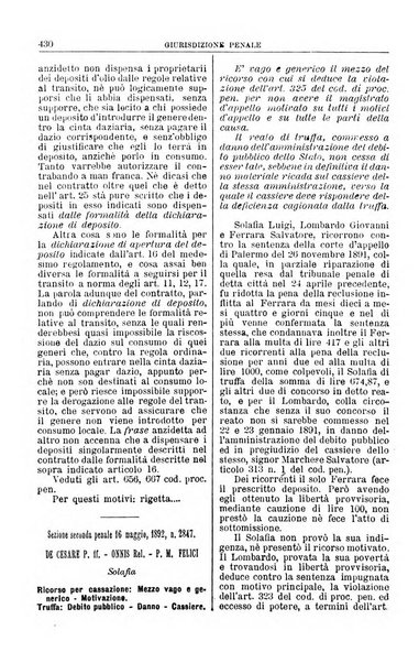 La Corte suprema di Roma raccolta periodica delle sentenze della Corte di cassazione di Roma