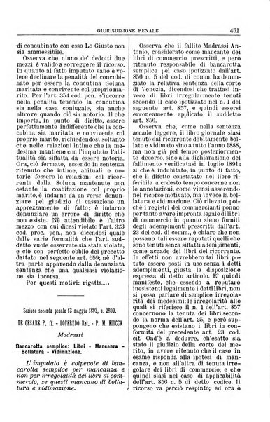 La Corte suprema di Roma raccolta periodica delle sentenze della Corte di cassazione di Roma