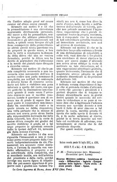 La Corte suprema di Roma raccolta periodica delle sentenze della Corte di cassazione di Roma