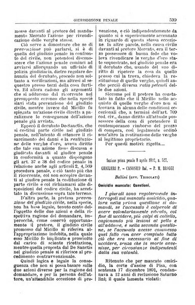 La Corte suprema di Roma raccolta periodica delle sentenze della Corte di cassazione di Roma