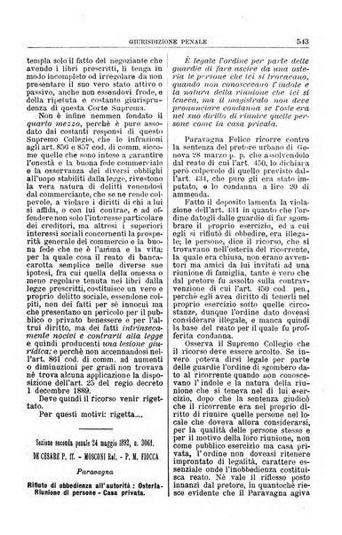 La Corte suprema di Roma raccolta periodica delle sentenze della Corte di cassazione di Roma