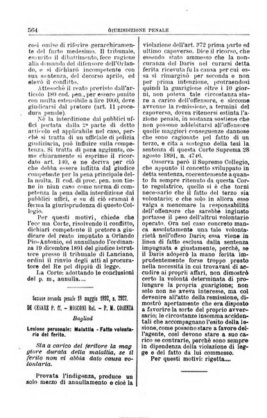 La Corte suprema di Roma raccolta periodica delle sentenze della Corte di cassazione di Roma