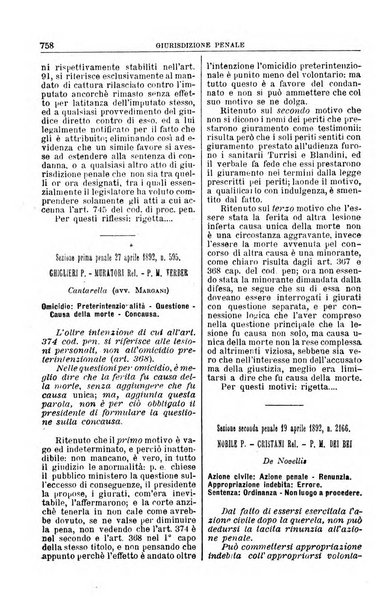 La Corte suprema di Roma raccolta periodica delle sentenze della Corte di cassazione di Roma