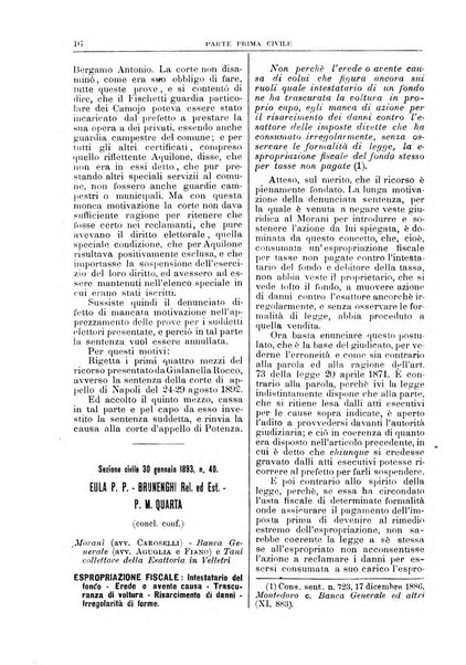 La Corte suprema di Roma raccolta periodica delle sentenze della Corte di cassazione di Roma