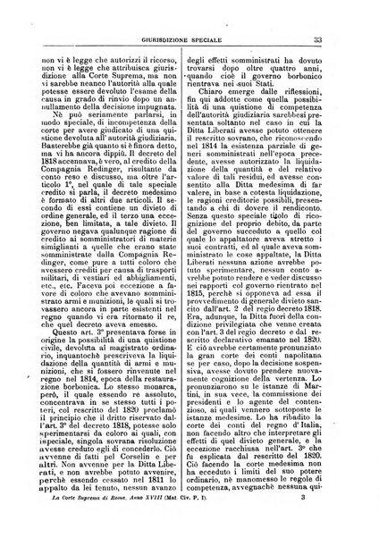 La Corte suprema di Roma raccolta periodica delle sentenze della Corte di cassazione di Roma