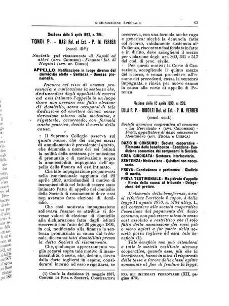 La Corte suprema di Roma raccolta periodica delle sentenze della Corte di cassazione di Roma