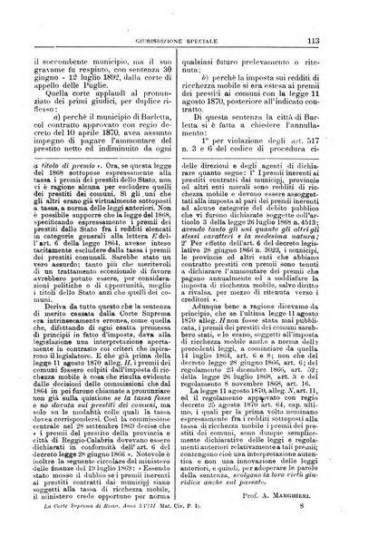 La Corte suprema di Roma raccolta periodica delle sentenze della Corte di cassazione di Roma