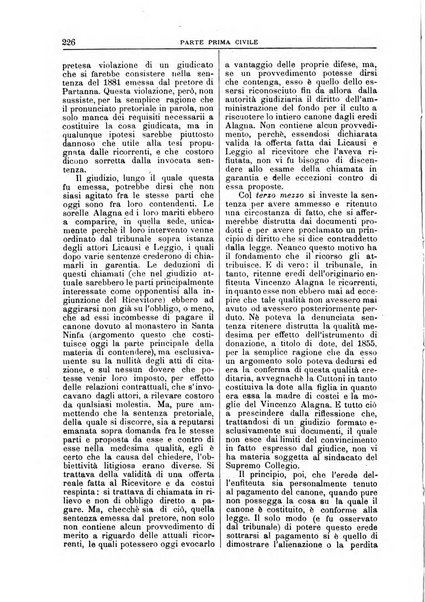 La Corte suprema di Roma raccolta periodica delle sentenze della Corte di cassazione di Roma