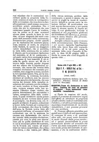 La Corte suprema di Roma raccolta periodica delle sentenze della Corte di cassazione di Roma