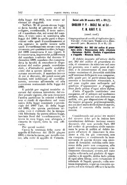 La Corte suprema di Roma raccolta periodica delle sentenze della Corte di cassazione di Roma