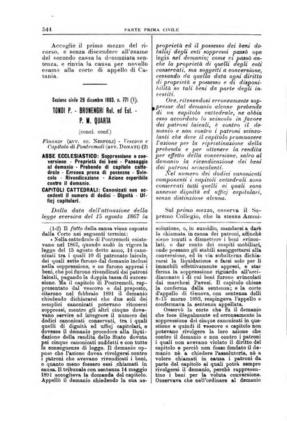 La Corte suprema di Roma raccolta periodica delle sentenze della Corte di cassazione di Roma