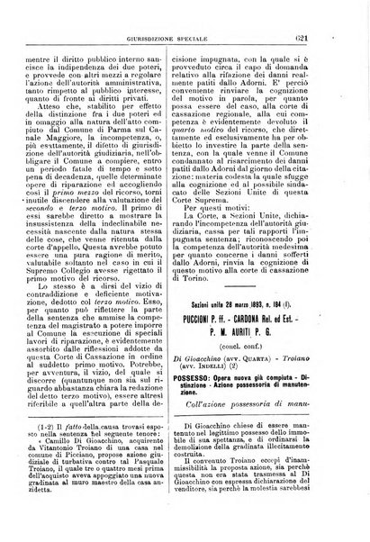 La Corte suprema di Roma raccolta periodica delle sentenze della Corte di cassazione di Roma