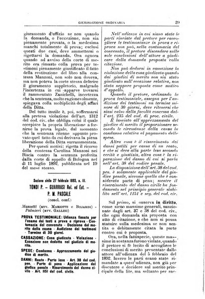 La Corte suprema di Roma raccolta periodica delle sentenze della Corte di cassazione di Roma