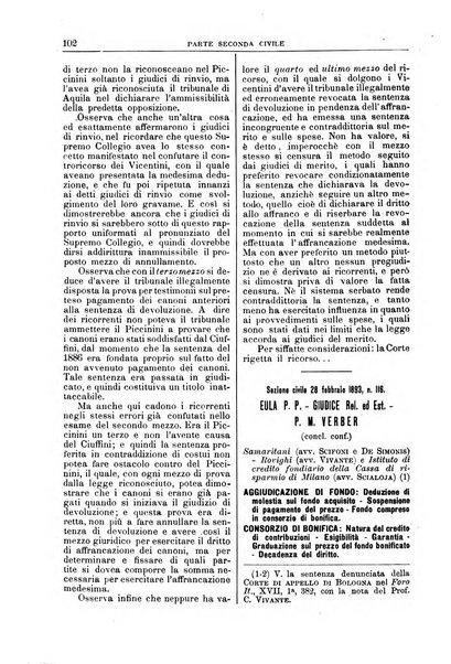 La Corte suprema di Roma raccolta periodica delle sentenze della Corte di cassazione di Roma