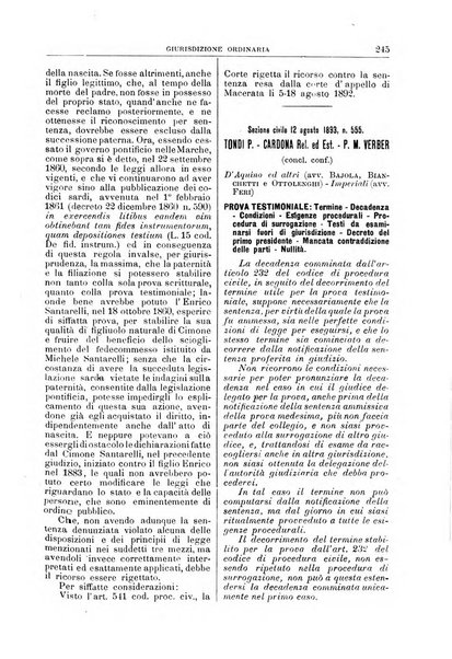 La Corte suprema di Roma raccolta periodica delle sentenze della Corte di cassazione di Roma