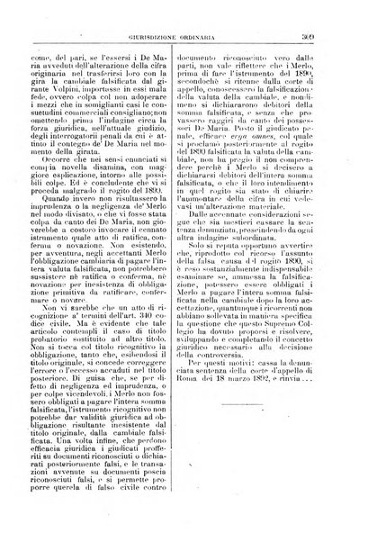 La Corte suprema di Roma raccolta periodica delle sentenze della Corte di cassazione di Roma