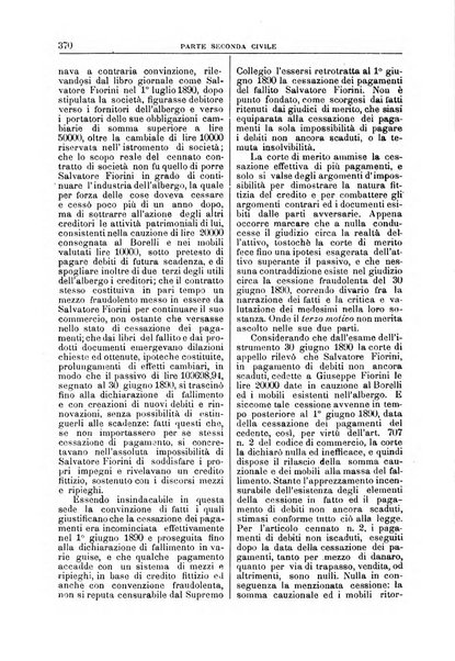 La Corte suprema di Roma raccolta periodica delle sentenze della Corte di cassazione di Roma