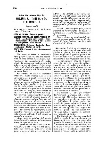 La Corte suprema di Roma raccolta periodica delle sentenze della Corte di cassazione di Roma