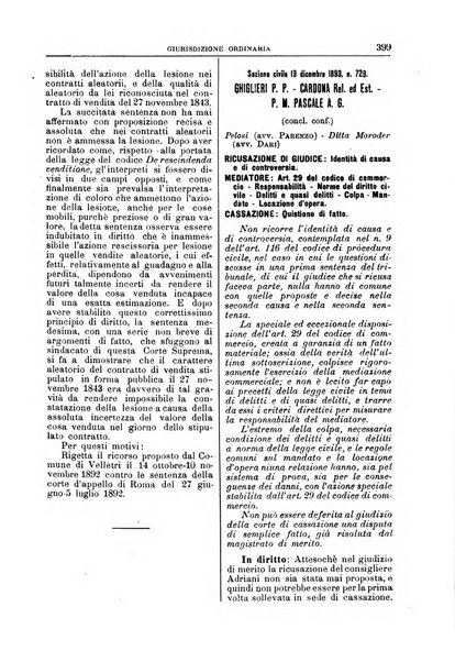 La Corte suprema di Roma raccolta periodica delle sentenze della Corte di cassazione di Roma