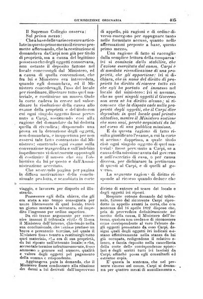 La Corte suprema di Roma raccolta periodica delle sentenze della Corte di cassazione di Roma