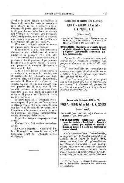 La Corte suprema di Roma raccolta periodica delle sentenze della Corte di cassazione di Roma