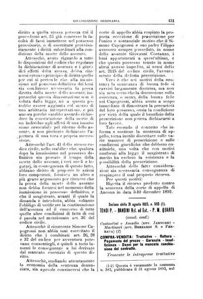 La Corte suprema di Roma raccolta periodica delle sentenze della Corte di cassazione di Roma