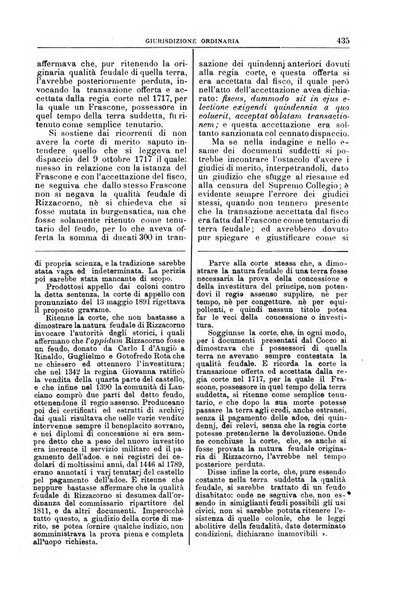 La Corte suprema di Roma raccolta periodica delle sentenze della Corte di cassazione di Roma