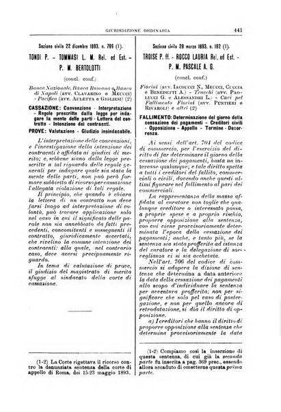 La Corte suprema di Roma raccolta periodica delle sentenze della Corte di cassazione di Roma