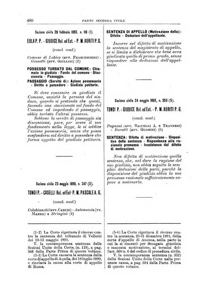 La Corte suprema di Roma raccolta periodica delle sentenze della Corte di cassazione di Roma