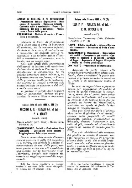 La Corte suprema di Roma raccolta periodica delle sentenze della Corte di cassazione di Roma