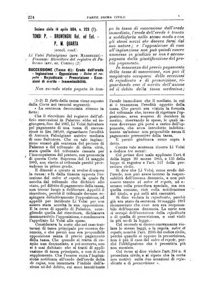 La Corte suprema di Roma raccolta periodica delle sentenze della Corte di cassazione di Roma