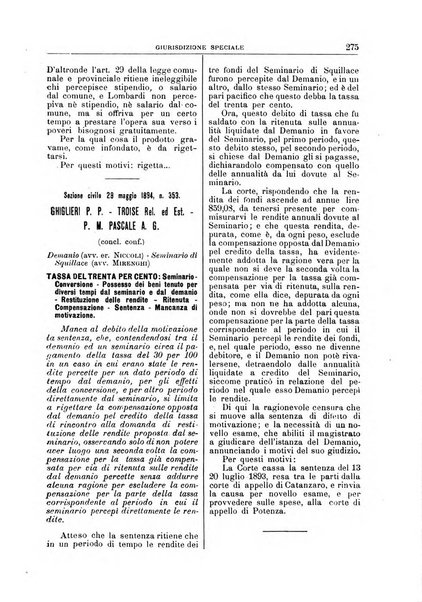 La Corte suprema di Roma raccolta periodica delle sentenze della Corte di cassazione di Roma