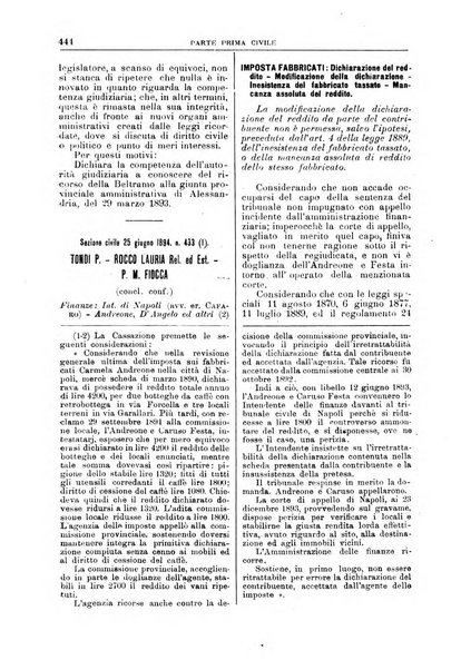 La Corte suprema di Roma raccolta periodica delle sentenze della Corte di cassazione di Roma