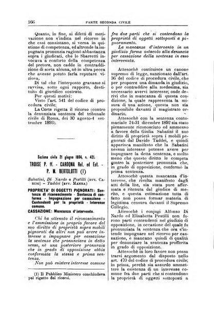 La Corte suprema di Roma raccolta periodica delle sentenze della Corte di cassazione di Roma