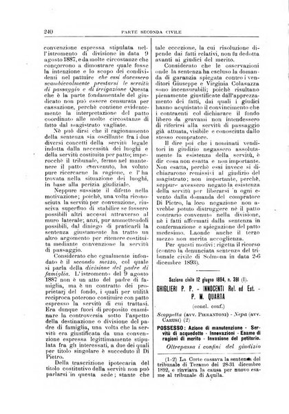 La Corte suprema di Roma raccolta periodica delle sentenze della Corte di cassazione di Roma