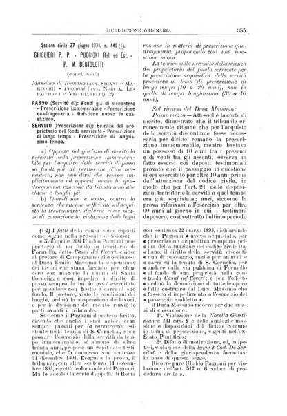 La Corte suprema di Roma raccolta periodica delle sentenze della Corte di cassazione di Roma