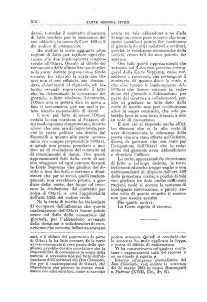 La Corte suprema di Roma raccolta periodica delle sentenze della Corte di cassazione di Roma